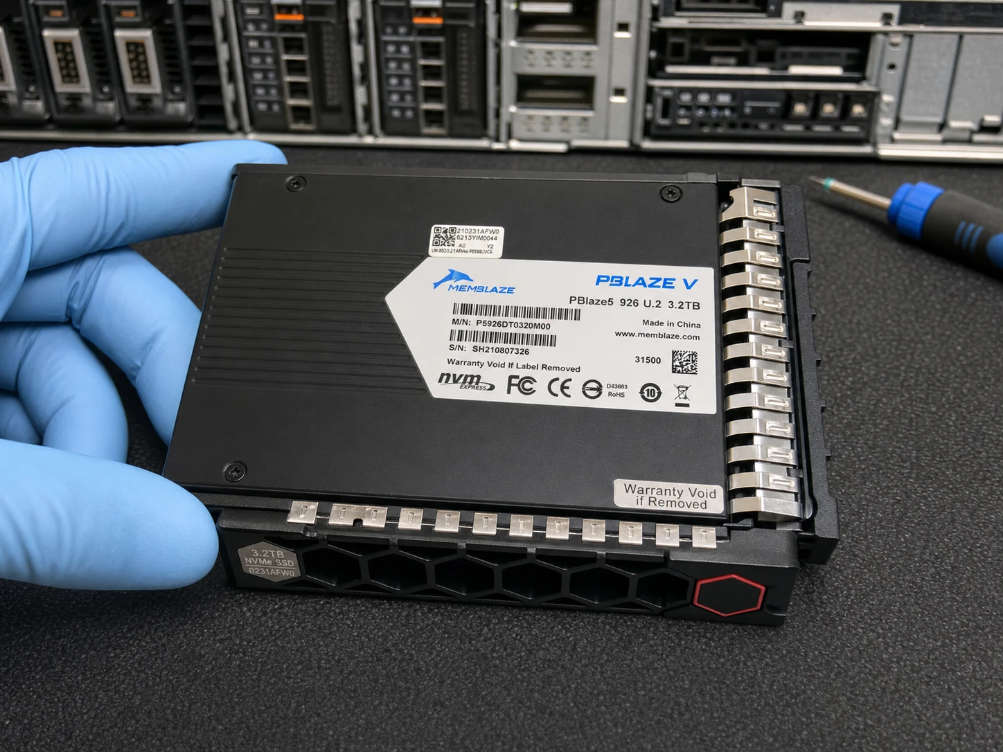 H3C 0231AFW0 3.2TB SSD — product illustration