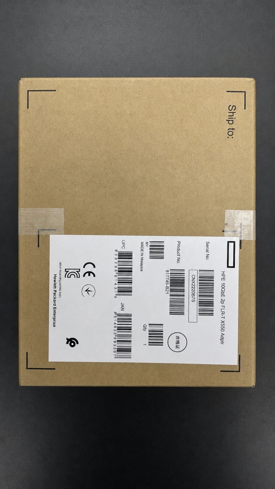 HPE 817745-B21 562FLR-T — product illustration