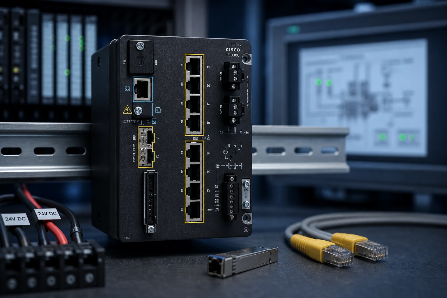Cisco Industrial Ethernet Cisco IE 3300 — product illustration