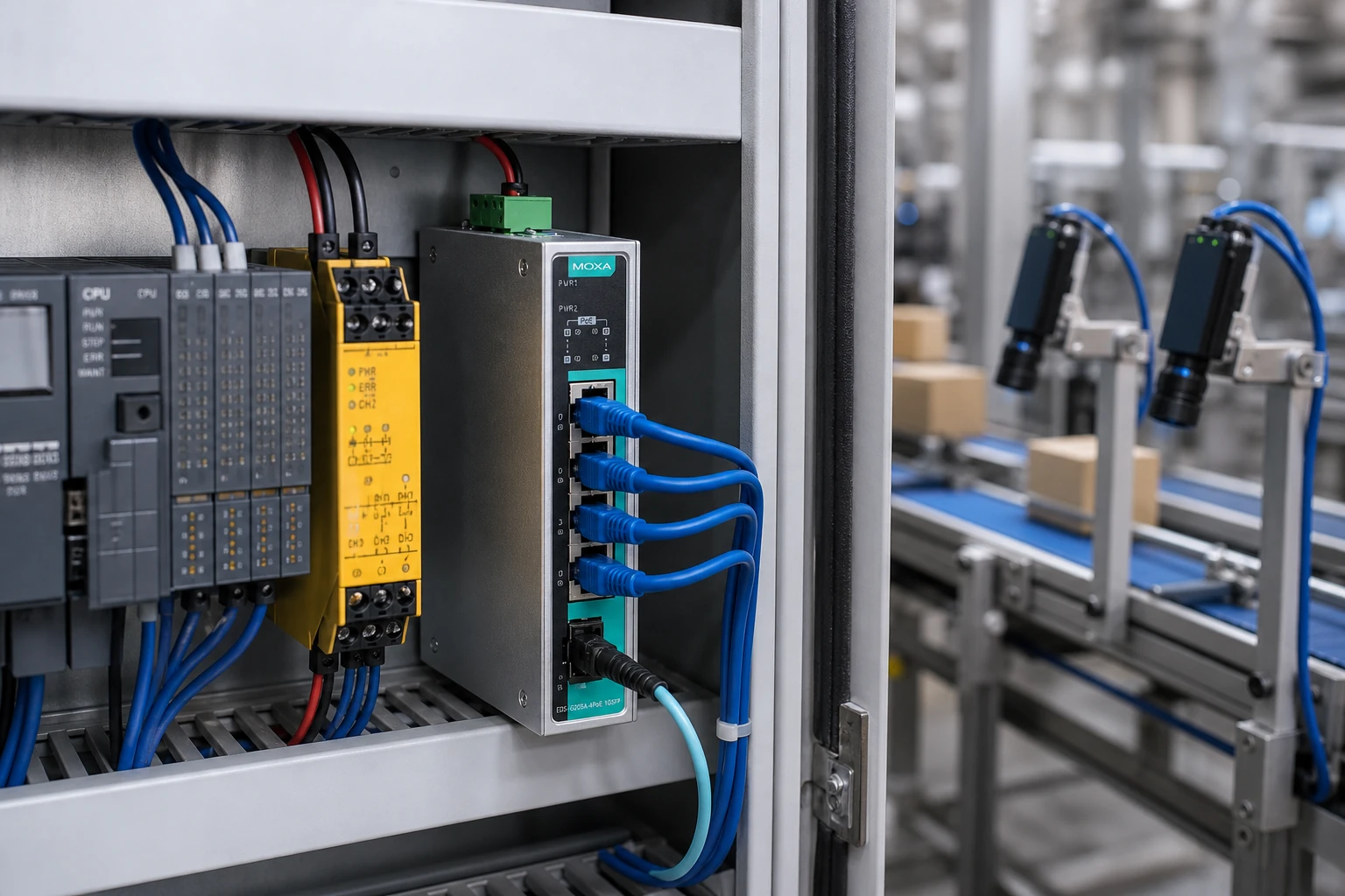 Moxa EDS-G205A Series — product illustration