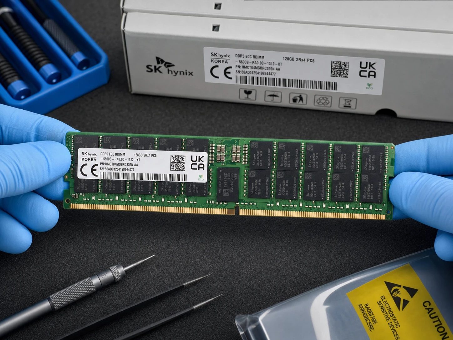 SK hynix 128GB DDR5 Server — product illustration