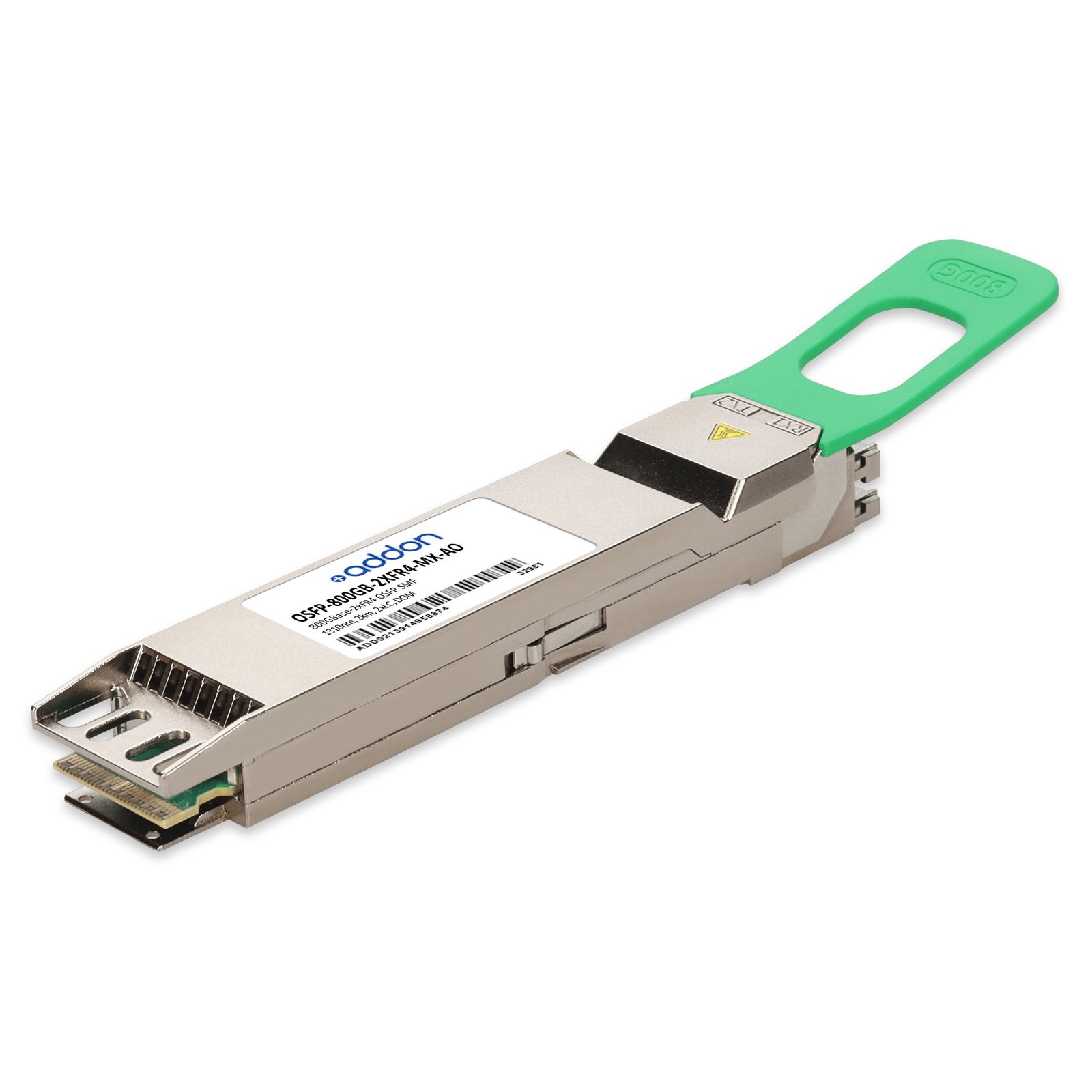AddOn OSFP-800GB-2XFR4-MX-AO — 800GBase-2xFR4 OSFP-IHS optical transceiver — AddOn OSFP-800GB-2XFR4-MX-AO product image