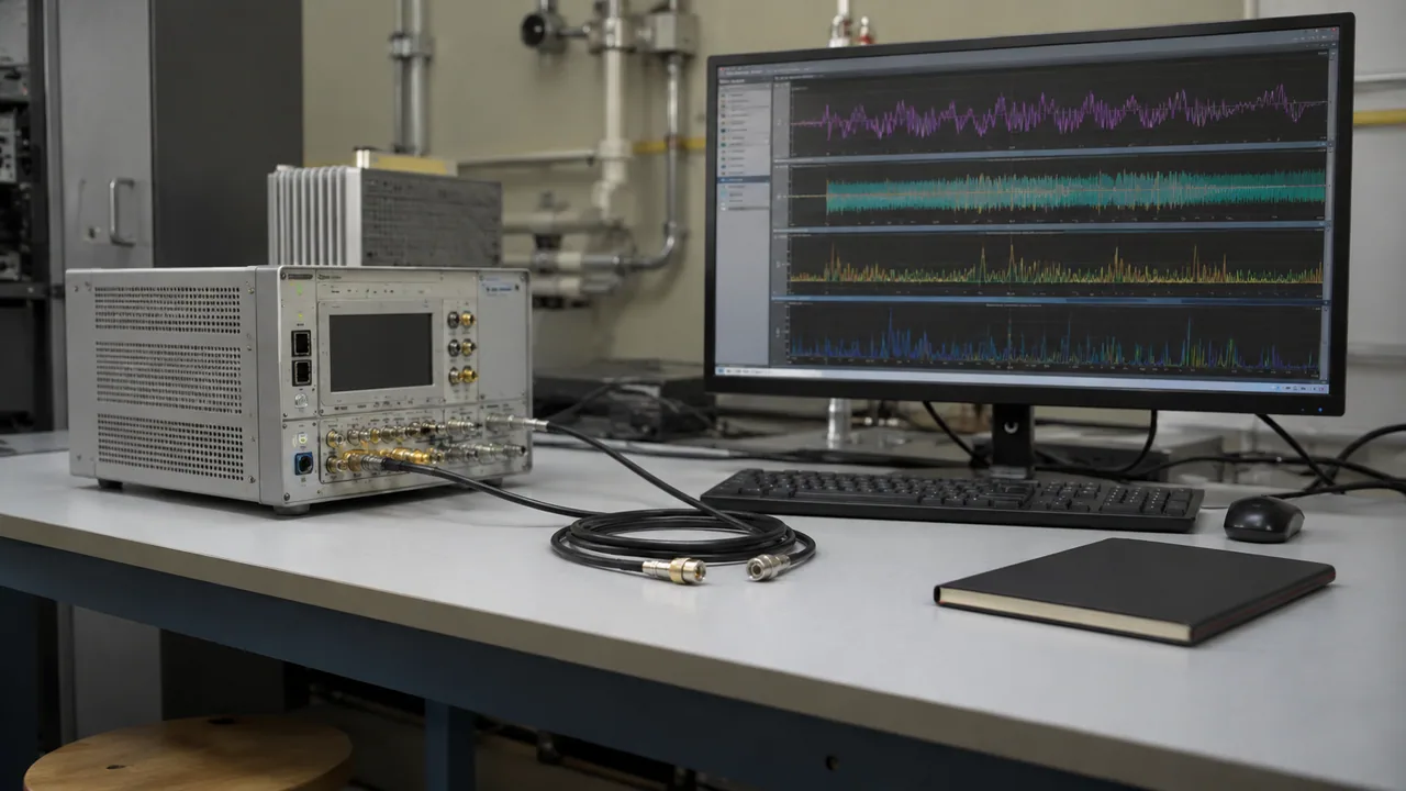 Radio analysis workstation — illustrative scene